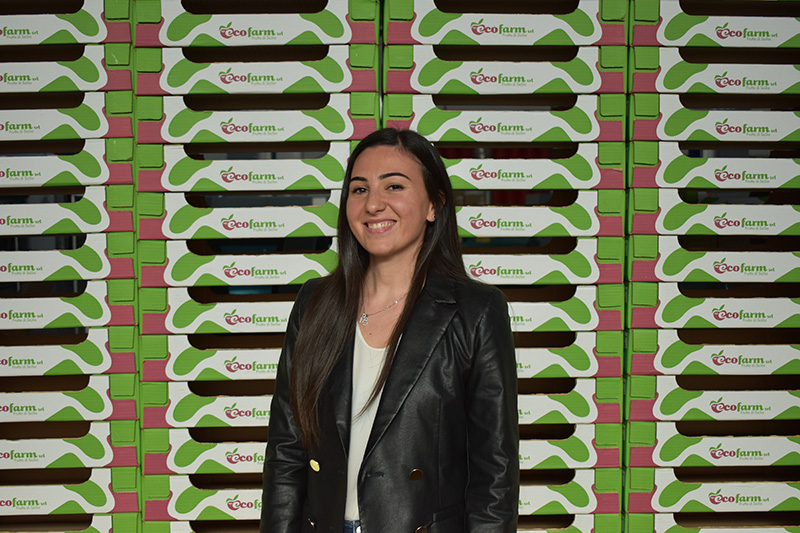 Nicoletta Cassarino, responsabile amministrazione e imballaggi di Eco Farm OP